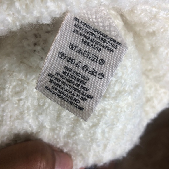 Free People Cream V-Neck Sweater - Picture 8 of 8